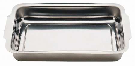 PLAT GRATIN RECTANGULAIRE 30X21X6 CM TOUT INOX #