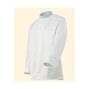 VESTE COOKSPIRIT/NEOSPIRIT T.5(56-58) ML BLANC LIS.GRIS #