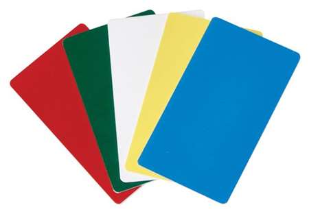 LOT DE 5 ETIQUETTES COLORIS DIFFERENTES EN PLASTIQUE
